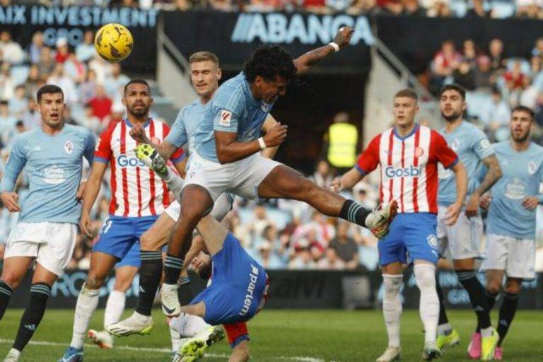 La riqueza ofensiva del Gerona ante el Celta (0-1)