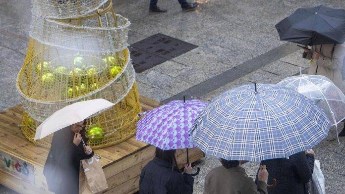 Lluvia, Vigo, Navidad, los reyes, día de los Reyes