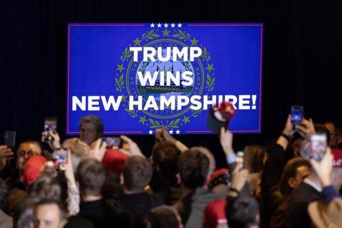 Trump celebra su triunfo sobre Haley en Nuevo Hampshire: "Qué gran victoria"