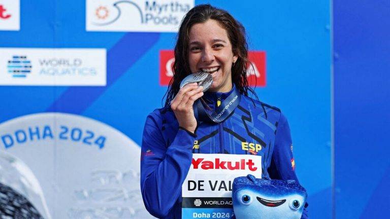 Pletórica española María de Valdés Álvarez en Doha