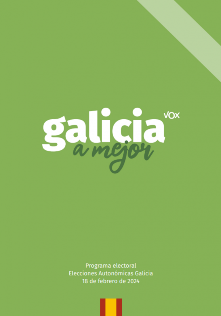 Medidas urxentes do programa electoral de VOX para Galicia