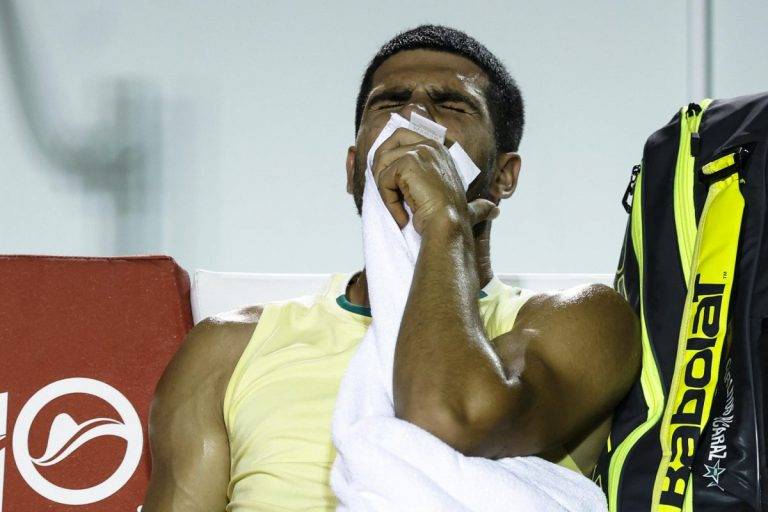 La torcedura del español Alcaraz «no es algo serio»