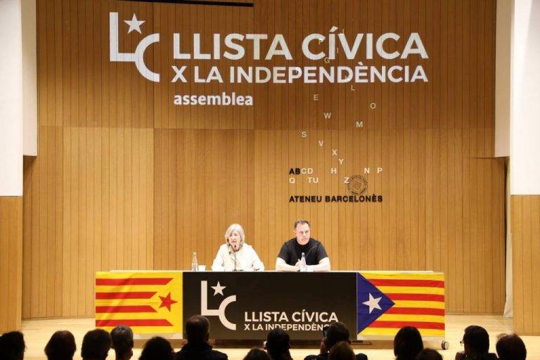 El separatismo vuelve al debate con lista cívica