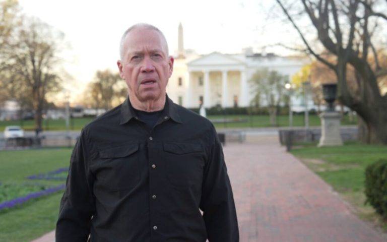 FOTOGRAFÍA. WASHINGTON (ESTADOS UNIDOS), 25 DE MARZO DE 2024. Defender a Israel ante potenciales amenazas de Irán. Derrumbar el régimen de Hamás y liberar rehenes. El ministro de Defensa de Israel, Yoav Gallant, de visita en Estados Unidos en un viaje oficial. Lasvocesdelpueblo (Ñ Pueblo) 