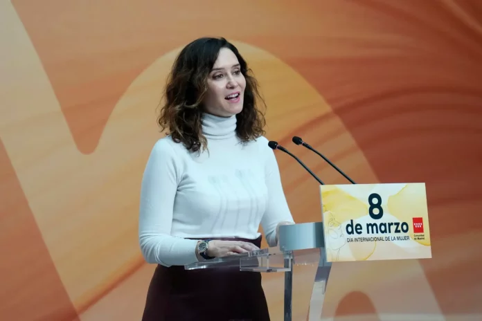 Isabel Natividad Díaz Ayuso, 8M
