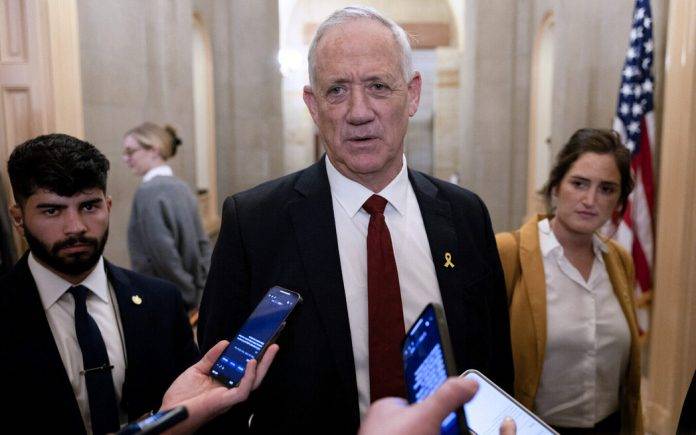 Libertad de rehenes y eliminar la amenaza Hamás, Benny Gantz