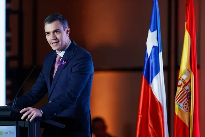 el líder sanchista de España pedro Sánche