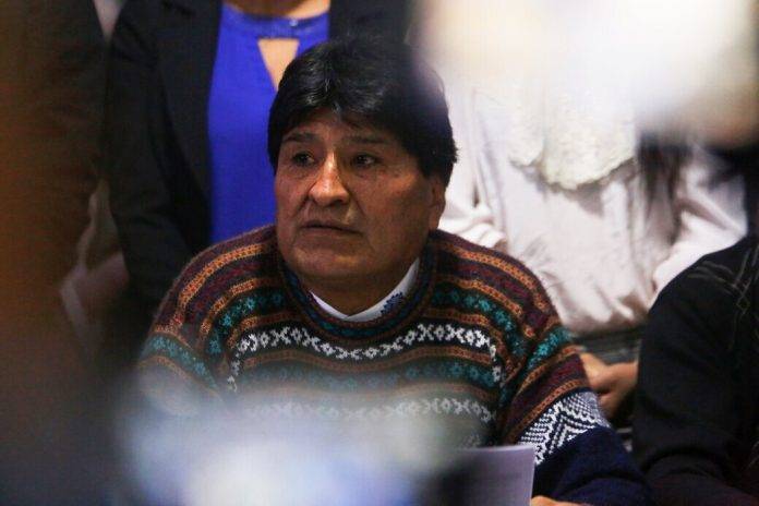FOTOGRAFÍA. EL ALTO (BOLIVIA), 05 DE MAYO DE 2024. Evo Morales expulsado del partido comunista de Bolivia . El comunista, expresidente de Bolivia, Evo Morales,. Efe