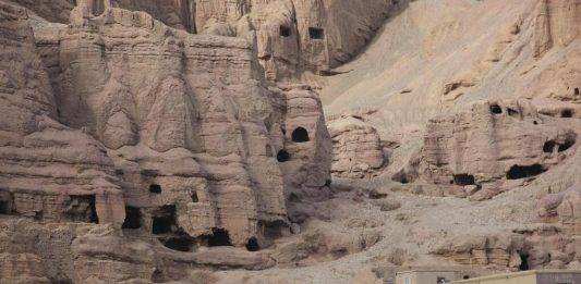 FOTOGRAFÍA. BAMIYÁN (AFGANISTÁN), 17 DE MAYO DE 2024. Asesinan a tiros a los españoles en Bamiyán (Afganistán). Vista del lugar donde antes se alzaban las dos estatuas de Buda esculpidas en Bamiyan (Afganistán). Efe