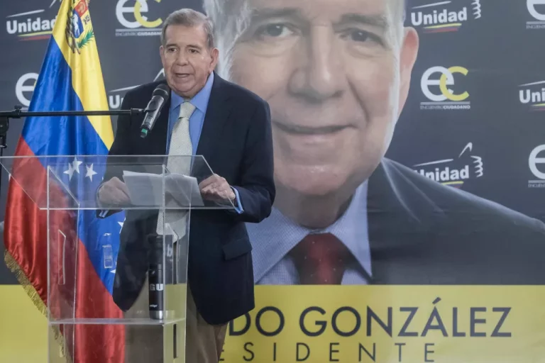 FOTOGRAFÍA. CARACAS (VENEZUELA), JULIO DE 2024. No he sido coaccionado ni por España ni por el embajador español en Venezuela.- El candidato de la oposición a la Presidencia de Venezuela, Edmundo González Urrutia. Efe