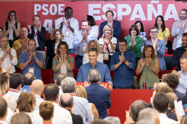 FOTOGRAFÍA. MADRID (REINO DE ESPAÑA, 07 DE SEPTIEMBRE DE 2024. Sánchez: Me presentaré a la reelección.- El presidente del Gobierno y secretario general del Partido Socialista Obrero Español (PSOE), Pedro Sánchez Pérez-Castejón, durante el Comité Federal del PSOE este sábado en Madrid. Efe