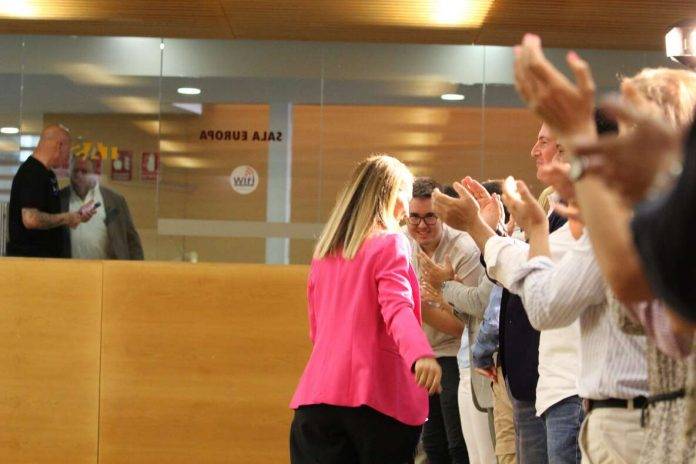 Primer acto de la legislatura de VOX en Salou bajo lema Para que Cataluña siga siendo Cataluña . (4) FOTOGRAFÍA. SALOU (PROVINCIA DE TARRAGONA) CATALUÑA (REINO DE ESPAÑA), 14 DE SEPTIEMBRE DE 2024. Gran demostración de fuerza de Vox en Salou en su gran acto público, "Para que Cataluña siga siendo Cataluña". En él participan la portavoz del Grupo Municipal en el Ayuntamiento de Salou y diputada provincial, Ana Belén Rodríguez Ros; el presidente del Comité Ejecutivo Provincial (CEP) de Vox y diputado número uno por la provincia al Parlament de Catalunya, Sergio Macian de Greef; el diputado número uno por Barcelona al Congreso de los Diputados, Juan José Aizcorbe Torra; y el secretario general de Vox, presidente del Grupo Parlamentario en la cámara catalana, quien fue, ha sido y continuará siendo el blanco de la antiEspaña y el socialismo azul, Ignacio Garriga Vaz de Conceiçao. Lasvocesdelpueblo (Ñ Pueblo)