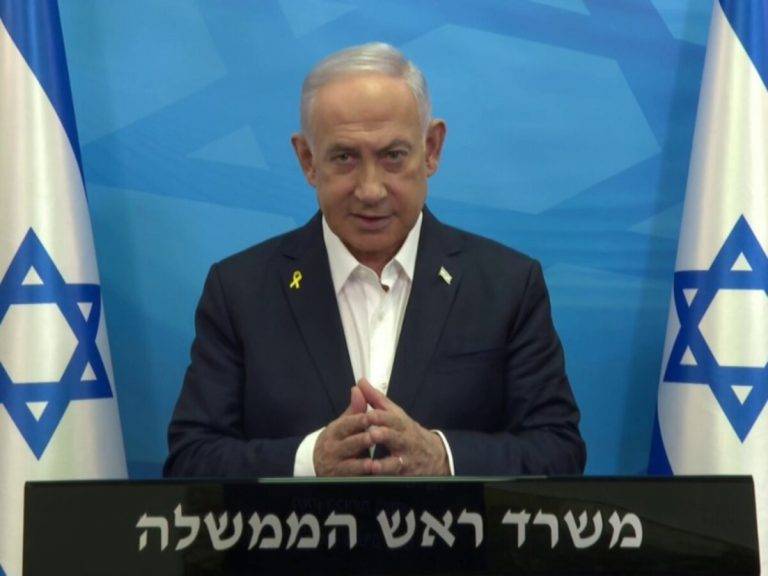 FOTOGRAFÍA. JERUSALÉN (ISRAEL), 05 DE OCTUBRE DE 2024. El Primer Ministro del Estado de Israel, Bibi (benjamin Netanyahu) registrado hoy durante una Declaración Institucional. Oficina Primer Ministro de Israel/Lasvocesdelpueblo (Ñ Pueblo)