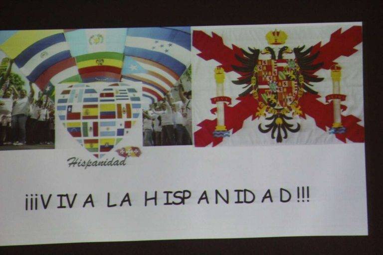 FOTOGRAFÍA. TERRASSA (BARCELONA) REINO DE ESPAÑA, 11 DE OCTUBRE DE 2024. La conferencia Hispanidad 2024 denuncia nazismo en Venezuela y dictadura en Brasil y desmiente la Leyendo Negra. Ficha del acto: Conferencia titulada "Hispanidad: Ayer Hoy y Mañana". Lugar: Centro Cívico Municipal President Marcià, Rambla Francesc Marciá, 189 (Terrassa) Barcelona. Día: Viernes, 11 de octubre de 2024. Hora: 18:30 horas. Participan: Francisco Oya, profesor de Historia en Cataluña; Vanessa Barzán, exiliada brasileña en España y licenciada en Psicología; y Jonnathan Dos Santos, opositor venezolano exiliado en España y exdirigente del partido político "Vente Venezuela" —formación política d ela líder opositora venezolana María Corina Machado Parisca—. Organiza el partido político español VOX y presente la portavoz del grupo municipal de VOX en el Ayuntamiento de Tarrasa, Alicia Tomás Martínez. Entre los asistentes, el presidente del Comité Ejecutivo Provincial de VOX en la provincia de Barcelona y portavoz del grupo Parlamentario en el Parlament autonómic de Catalunya, Joan garriga Doménech. lasvocesdelpueblo (Ñ Pueblo)