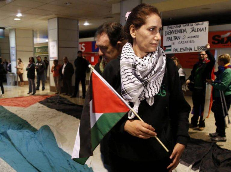 FOTOGRAFÍA. MADRID (REINO DE ESPAÑA), 18 DE DICIEMBRE DE 2015. En la imagen Jaldía Abubakra. FECHA HECHOS RELACIONADOS, 29 DE OCTUBRE DE 2024. La juez María Tardón interroga este martes como investigadas a dos activistas pro Palestina —Jaldia Abubakra (en la imagen), fundadora del Movimiento de Mujeres Palestinas Alkarama, y Míriam Ojeda, presidente de la Red Samidoun— por un delito de enaltecimiento del terrorismo por su presunto apoyo a Hamás en el acto "Defensa de Palestina y criminalización en Europa", organizado por Podemos y celebrado el 3 de junio en el Congreso de los Diputados, gracias a una querella del partido político d ela Resistencia española VOX. Efe