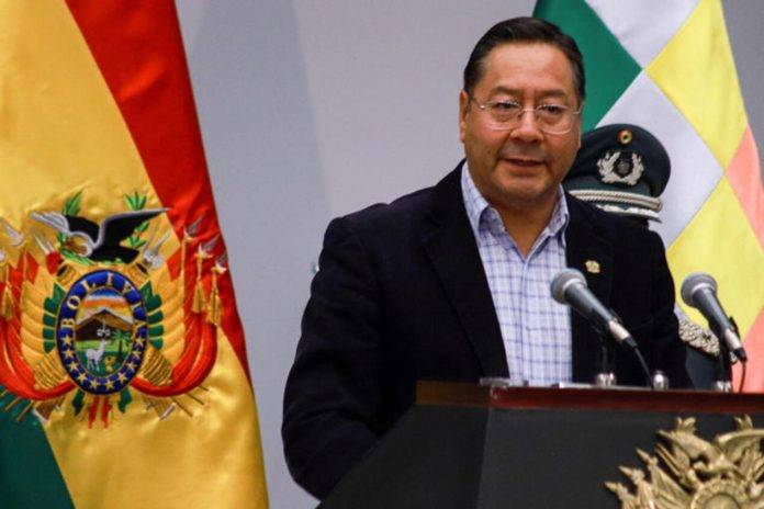 FOTOGRAFÍA. LA PAZ (ESTADO PLURINACIONAL DE BOLIVIA), 26 DE SEPTIEMBRE DE 2024. Luis Alberto Arce Catacora, presidente del Estado Plurinacional de Bolivia desde el 8 de noviembre de 2020 y exministro de Economía y Finanzas Públicas de Bolivia entre 2006 y 2017, y posteriormente en 2019, ofrece una rueda de prensa en La Paz sobre la actualidad de su Gobierno. Efe