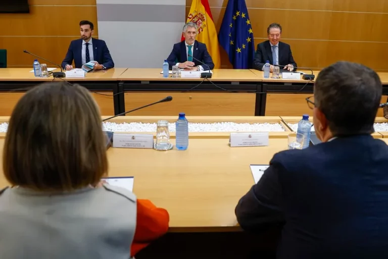 FOTOGRAFÍA. MADRID (REINO DE ESPAÑA), 14 DE OCTUBRE DE 2024. El director general de Coordinación y Estudios, José Antonio Rodríguez González (d). Un alto cargo del Ministerio del Interior admite que facilitó el contacto de la empresa del caso Koldo. Efe
