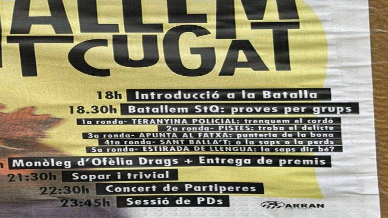 FOTOGRAFÍA. SANT CUGAT DEL VALLÉS (BARCELONA) REINO DE ESPAÑA, 22 DE OCTUBRE DE 2024. El portavoz de VOX en el Ayuntamiento de Sant Cugat del Vallés, Marcos Rodríguez, ha denunciado que "el equipo de gobierno de nuestra ciudad formado por los partidos separatistas Junts per Catalunya (JxCat) y Esquerra Republicana de Catalunya (ERC)  no puede permitir este tipo de actos» y había exigido «su prohibición de forma inmediata ya que es una actividad donde se incita de forma muy clara a la violencia y al odio”. «VOX no va a permitir estos aquelarres comunistas que cuentan con la impunidad del Ayuntamiento», había asegurado esta mañana. Lasvocesdelpueblo (Ñ Pueblo)