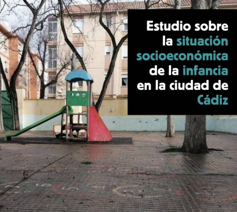 FOTOGRAFÍA. CÁDIZ (COMUNIDAD AUTÓNOMA DE ANDALUCÍA) REINO DE ESPAÑA, 09 DE OCTUBRE DE 2024. Detalle de la portada del informe "Estudio sobre la Situación Socioeconómica de la Infancia en la Ciudad de Cádiz", elaborado por la Asociación Pro Derechos Humanos de Andalucía (APDHA), entidad con sede en Sevilla, capital de Andalucía. Lasvocesdelpueblo (Ñ Pueblo)