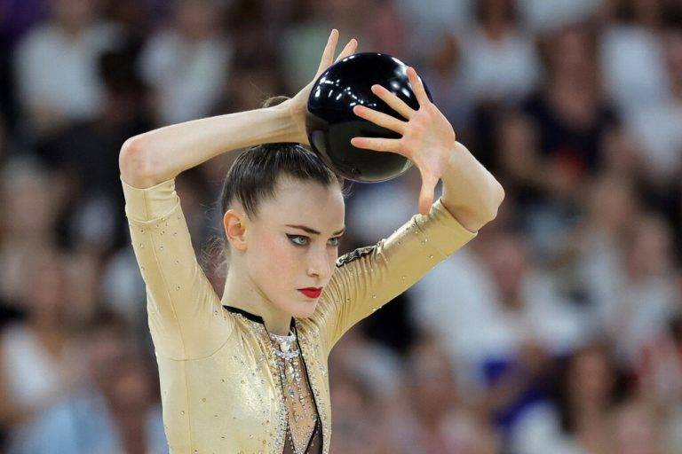 FOTOGRAFÍA. PARÍS (FRANCIA), 09 DE SEPTIEMBRE DE 2024. La gimnasta alemana Darja Varfolomeev. Efe