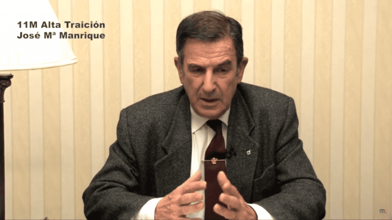 FOTOGRAFÍA. MADRID (REINO DE ESPAÑA), 30 DE MARZO DE 2017. (SEÑAL "MI TIERRA TELEVISIÓN"). El coronel del Ejército de Tierra del reino de España, José María Manrique, ha sido registrado hoy, 30 de marzo de 2017 durante una declaración sobre el progomo del 11M (Atentados terroristas del 11 de marzo de 2004 en Madrid), con el título "José María Manrique-11M Alta Traición". Manrique es autor de varios libros sobre temas de historia militar española moderna: Las Armas de la Guerra Civil; La guerra 1936-39 en Sigüenza; 1957. Sangriento combate en Edchera; CETME; Las Armas de Destrucción Masiva y la Protección Civil en España, etc.. Captura vídeo Mi Tierra Televisión/Lasvocesdelpueblo (Ñ Pueblo)