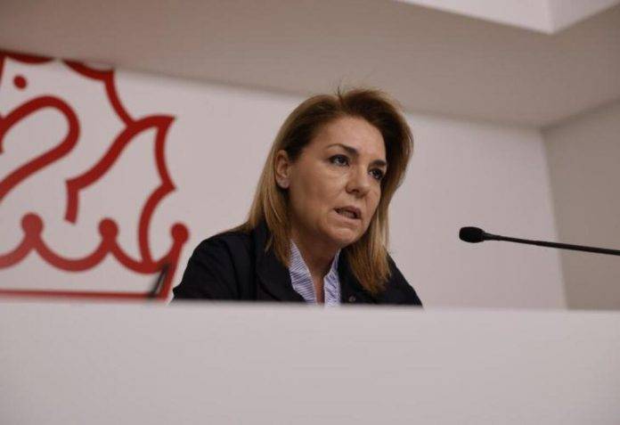 FOTOGRAFÍA. VALENCIA (COMUNIDAD VALENCIANA) REINO DE ESPAÑA, 10 DE NOVIEMBRE DE 2024. La vicepresidente del Govern de la Generalitat Valenciana y consellera de Servicios Sociales, Igualdad y Vivienda, Susana Camarero Benítez, comparece en rueda de prensa para informar de las actuaciones realizadas por el Consell para recuperación de las zonas afectadas por la Depresión Aislada en Niveles Altos (DANA) o (gota fría), este domingo en el Palacio de Fuentehermosa. Efe