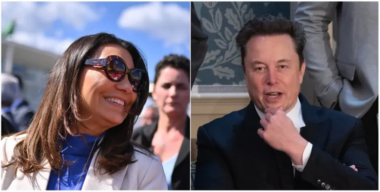 FOTOGRAFÍA. Río de Janeiro (Brasil)/Mar-a-Lago (Palm Beach) Florida (Estados Unidos de américa, sábado 16 de noviembre de 2024. Combo de fotografías de la primera dama de Brasil -esposa del presidente comunista brasileño Luiz Inácio Lula da Silva- Rosângela da Silva (Janja da Silva) (i) y el empresario multimillonario sudafricano-estadounidense y dueño de la red social X (antes Twitter), Elon Reeve Musk (Elon Musk) (d). Efe La esposa del presidente brasileño, Luiz Inácio Lula da Silva, durante una de las