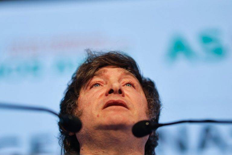 FOTOGRAFÍA. CIUDAD DE BUENOS AIRES (REPÚBLICA DE ARGENTINA), 24 DE AGOSTO DE 2023. En la imagen, el presidente de la República de Argentina, Javier Gerardo Milei. Efe