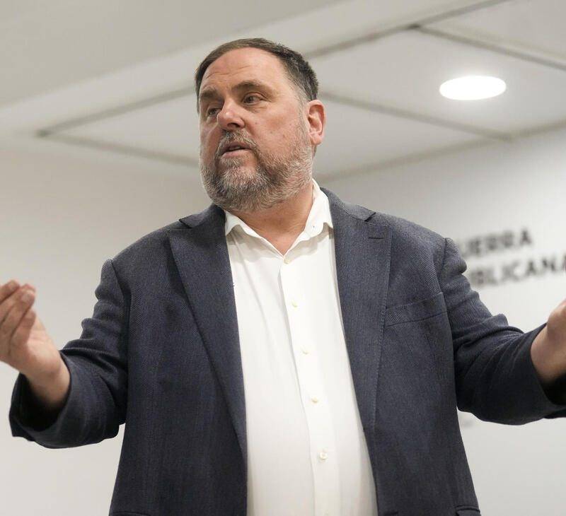 El TEDH no observa «ilegalidad o arbitrariedad» en la prisión provisional de Junqueras FOTOGRAFÍA. BARCELONA (CATALUÑA) REINO DE ESPAÑA, 17 DE DICIEMBRE DE 2024. El líder de ERC, Oriol Junqueras Vies, durante una entrevista con Efe en la que ha pedido al jefe del Ejecutivo de España, Pedro Sánchez Pérez-Castejón, y al presidente catalán, Salvador Illa Roca (PSC), que "aprendan a cumplir" los pactos que han suscrito con los republicanos y aparquen su "agenda partidista", porque "prometen muy bien", pero deben respetar sus compromisos. Efe
