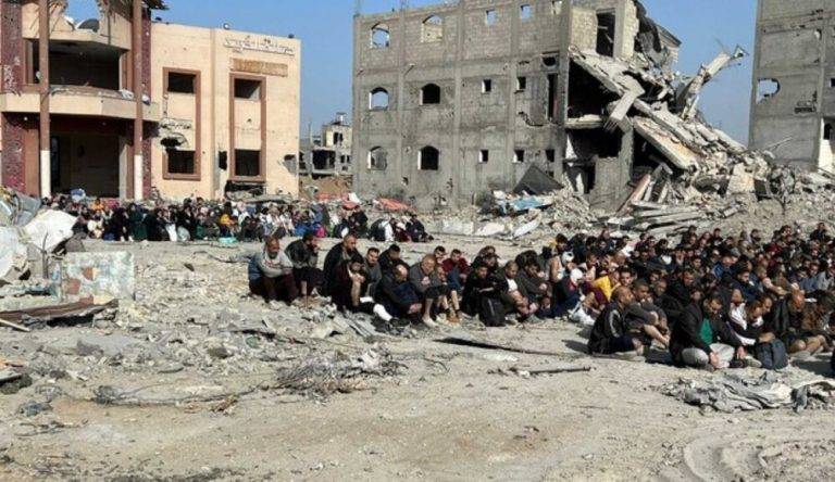 FOTOGRAFÍA. GAZA (FRANJA DE GAZA), 01 DE ENERO DE 2025. Las Fuerzas de Defensa de Israel (FDI) del Ejército israelí (Tzáhal) acaban la amenaza terrorista islamofascista y antisemita en el Hospital Kamal Adwan en la Franja de Gaza. "Más de 240 terroristas con sangre en las manos fueron identificados en el lugar (en el Hospital Kamal Adwan en la Franja de Gaza)", entre ellos, "al menos 15 de ellos ingresaron al territorio soberano del Estado de Israel el pasado sábado, 7 de octubre de 2023, y participaron en la masacre terrorista de civiles israelíes". Tzáhal/Lasvocesdelpueblo (Ñ Pueblo)