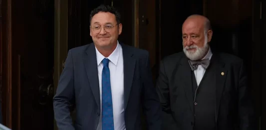 FOTOGRAFÍA. MADRID (REINO DE ESPAÑA), 05 DE FEBRERO DE 2025. El imputado por revelación de secreto fiscal general del Estado, Álvaro García Ortiz (PSOE), negó al juez del Tribunal Supremo que intentara perjudicar a Alberto González Amador por ser el marido/novio de la presidente del Gobierno autonómico de la Comunidad de Madrid por el Partido Popular (PP), Isabel Natividad Díaz Ayuso, filtrando datos de su investigación por fraude fiscal: «En absoluto. El señor Amador es un ciudadano como todos». Efe