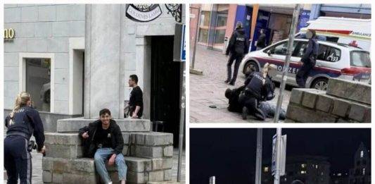 FOTOGRAFÍA. VILLACH (AUSTRIA), 15 DE FEBRERO DE 2025. Europa paga otro precio carro por sus políticas migracionistas y WOKE, promovidas por sus principales partidos políticos en el Gobierno de la Unión Europea (Partido Popular y Partido Socialista) que preside la dirigente dle PP alemán, Ursula Gertrud von der Leyen. Esta vez han sido los transeúntes "infieles occidentales" de una calle de Villach, ciudad ubicada a 350 kilómetros de la capital de Austria, Viena, quienes han pagado en una ataque a cuchilladas indiscriminado perpetrado por parte de inmigrante islamista sirio de "23 años" ex-solicitante de asilo político y ya con "permiso de residencia" en el país, que fue detenido mientras celebraba la masacre y advirtiendo religiosamente con un dedo de su mano derecha de la victoria del Islam sobre los infieles occidentales "ilāha illā-llāhu Muhammadu rasūlu-llāh", en español o castellano "No hay más dios que Allah y Mahoma es su profeta". Lasvocesdelpueblo (Ñ Pueblo)