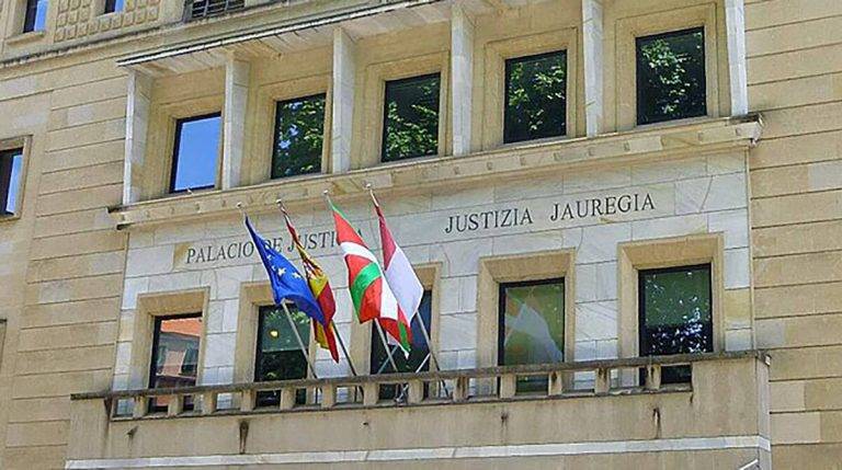 FOTOGRAFÍA. BILBAO (LAS VASCONGADAS) REINO DE ESPAÑA, 19 D EMARZO DE 2025. detalle de la fachada del Palacio del Tribunal Superior de Justicia de Las Vascongadas, registrada este miércoles, 18 de marzo de 2025. Lasvocesdelpueblo 8Ñ Pueblo)