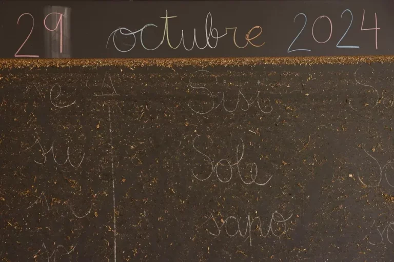FOTOGRAFÍA. SEDAVÍ (PROVINCIA DE VALENCIA) COMUNIDAD VALENCIANA (REINO DE ESPAÑA), 04 DE NOVIEMBRE DE 2024. Detalle de una foto muestra la altura a la que ha llegado el agua tras la inundación de un colegio de Sedaví, Valencia, el pasado miércoles 29 de octubre de 2024, por los efectos devastadores de la Depresión Aislada en Niveles Altos (DANA) o (gota fría) que ha asolado numerosos municipios de la provincia de Valencia (Comunidad Valenciana). Efe