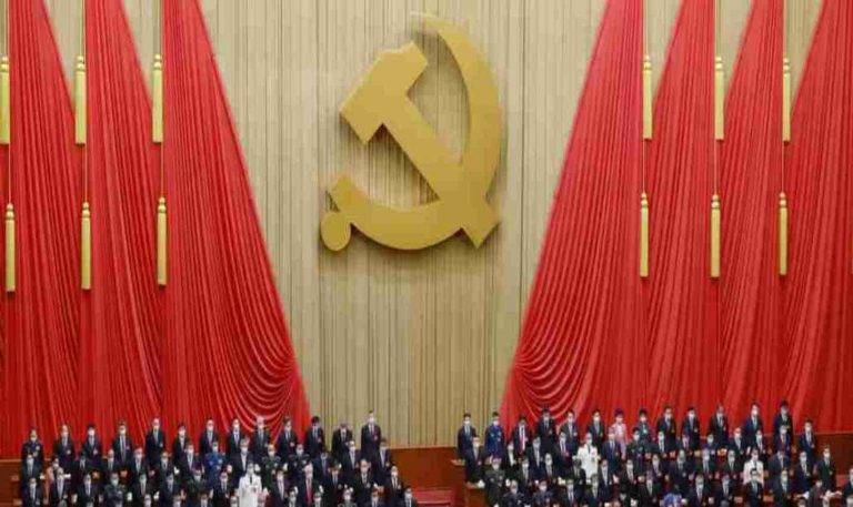 FOTOGRAFÍA. PEKÍN (CHINA), 16 DE OCTUBRE DE 2022. Vista general de la ceremonia de apertura del XX Congreso Nacional del Partido Comunista de China en el Gran Salón del Pueblo en Pekín, el 16 de octubre de 2022. Efe