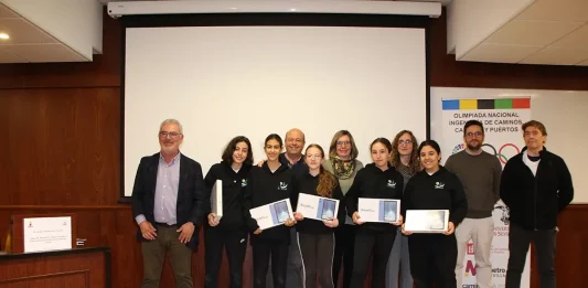 FOTOGRFÍA. SEVILLA (ANDALUCÍA) REINO DE ESPAÑA, 07 DE ABRIL DE 2025. El equipo de Sevilla gana por segundo año consecutivo la Olimpiada Nacional de Caminos. La realización de esta olimpiada, que se ha celebrado este año en la ETS de Ingeniería de la US, está en línea con los Objetivos de Desarrollo Sostenible (ODS). Lasvocesdelpueblo (Ñ Pueblo)