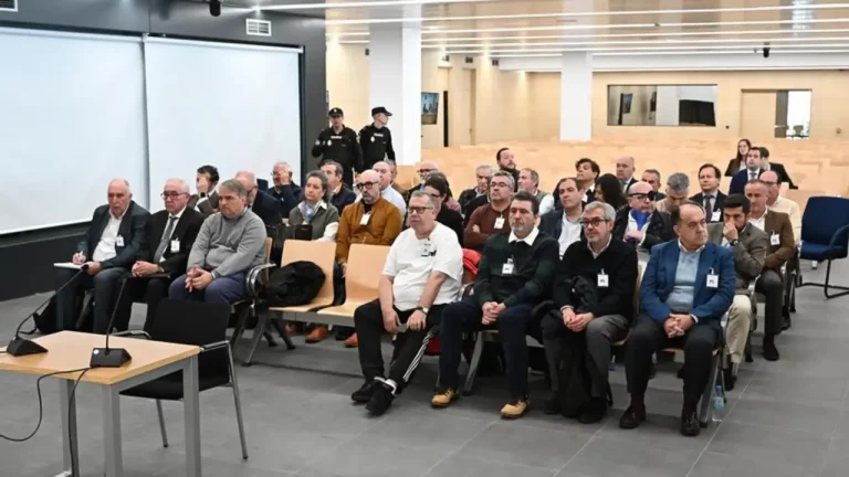 FOTOGRAFÍA. MADRID (REINO DE ESPAÑA), 07 DE ABRIL DE 2025. Imagen del juicio en la Audiencia Nacional por una de las piezas de la trama de corrupción Púnica, la que afecta a la empresa Cofely y en la que se juzga, entre otras personas, a ocho exalcaldes de localidades madrileñas, la mayor parte de ellos del Partido Popular (PP). Efe