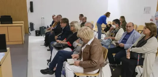 FOTOGRAFÍA. LAS PALMAS DE GRAN CANARIA (ISLAS CANARIAS) REINO DE ESPAÑA, 05 DE MAYO DE 2025. La Audiencia de Las Palmas retomó este lunes el juicio sobre el presunto uso fraudulento de subvenciones públicas destinadas a la formación por parte de la fundación Fundescán del patronato de Fundescan, presidido por parte de la exsecretaria general del sindicato mayoritario socialista Unión General de los Trabajadores (UGT), a fines al Partido Socialista (PSOE), en las Islas Canarias Alicia Rodríguez Betancor. En esta causa también está imputado, como responsable civil de los presuntos fraudes cometidos, el propio sindicato UGT. Efe