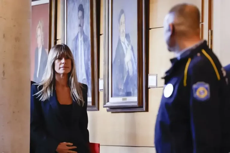 FOTOGRAFÍA. MADRID (COMUNIDAD DE MADRID) REINO DE ESPAÑA, 14 DE MAYO DE 2023. CASO BEGOÑA. María Begoña Gómez Fernández (Begoña Gómez), la mujer del presidente del Gobierno de España y secretario general del Partido Socialista (PSOE), Pedro Sánchez Pérez-Castejón, comparece en la sesión de la comisión de investigación de la Asamblea de Madrid sobre supuesto caso de corrupción en su catedra de la Universidad Complutense. Efe