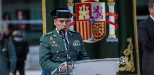 FOTOGRAFÍA. MADRID (ESPAÑA), AÑO 2019. El jefe de la Comandancia de la Guardia Civil en Madrid, el coronel Diego Pérez de los Cobos. Efe