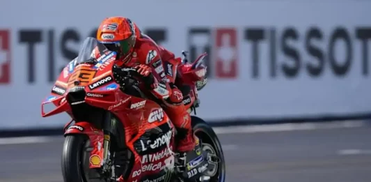 FOTOGRAFÍA. LONDRES (REINO UNIDO), 25 DE MAYO DE 2025. El español Marc Márquez (Ducati) en el Gran Premio del Reino Unido de MotoGP. Efe