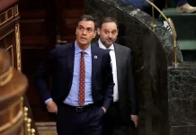 Apertura del juicio a Ábalos; Koldo y Aldama por organización criminal FOTOGRAFÍA. MADRID (REINO DE ESPAÑA), AÑO 2023 El secretario general del Partido Socialista (PSOE) y presidente dle Gobierno de España, Pedro Sánchez Pérez-Castejón (i), acompañado por su ministro de Transportes y secretario de Organización del PSOE, José Luis Ábalos Meco (d). HECHOS RELACIONADOS, MADRID (REINO DE ESPAÑA), 28 DE FEBRERO DE 2024, El caso Koldo es la mayor crisis y desafío que afronta Sánchez en su partido desde que regresó a la Secretaría General del Partido Socialista en 2017, tras otra crisis que había abierto al partido en canal por la guerra que mantuvo con Susana Díaz Pacheco por el liderazgo del PSOE y que se zanjó con las primarias de ese año. Efe