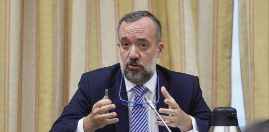 FOTOGRAFÍA. MADRID (REINO DE ESPAÑA), 15 DE OCTUBRE DE 2024. El ex secretario de Estado de Seguridad Francisco Martínez ha dicho este martes que su cargo le ha salido «muy caro», ha confiado en que acabe todo y ha negado que durante su mandato existiera una trama policial para perseguir el independentismo catalán. «No existió nada de eso, el propio concepto de trama parapolicial, y por ser respetuoso con las fuerzas de seguridad, no se corresponde ni mucho menos con la realidad», ha enfatizado Martínez en su comparecencia en la Comisión del Congreso que investiga una supuesta trama policial para atacar al independentismo catalán durante el Gobierno de Mariano Rajoy. Efe