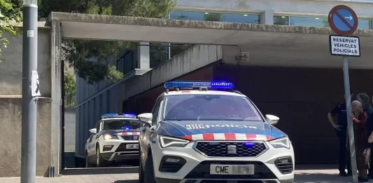 FOTOGRAFÍA. SENTMENAT (BARCELONA) CATALUÑA (REINO DE ESPAÑA), 02 DE JUNIO DE 2025. Detalle de un coche de los Mossos d'Esquadra. Efe