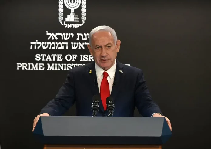 Israel desmonta las mentiras de Hamas ISIS, Gaza, Benjamin Netanyahu (4) FOTOGRAFÍA. JERUSALÉN (ISARAEL), 10 DE AGOSTO DE 2025. El primer ministro de la Tierra Santa, Benjamín Netanyahu (Bibi), ha ofrecido este domingo una conferencia de prensa para medios extranjeros con credenciales en el país hebreo en la que ha desmontado las mentiras de Hamas ISIS durante el último mes de la guerra contra el terrorismo nazi-fascista islamista y antisemita en Gaza. Lasvocesdelpueblo (Ñ Pueblo)