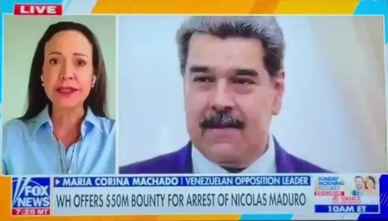 María Corina: Maduro es un narcotraficante y terrorista