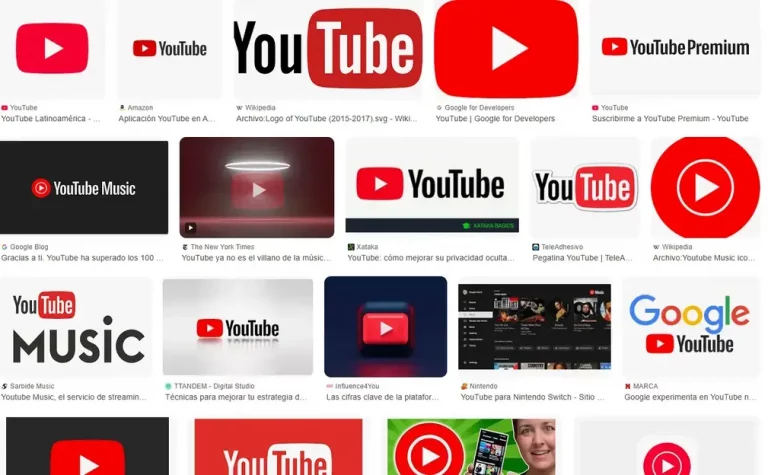 FOTOGRAFÍA. BARCELONA (CATALUÑA) REINO DE ESPAÑA, 23 DE SEPTIEMBRE DE 2025. Detalle de una captura pantalla sobre una búsqueda con la palabra "YouTube" en un buscador de Google. Lasvocesdelpueblo (Ñ Pueblo)