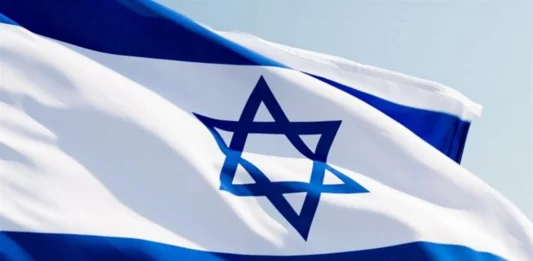 FOTOGRAFÍA. JERUSALÉN (ISRAEL), 27 DE FEBRERO DE 2022. Detalle de la bandera nacional del Estado de Israel. Lasvocesdelpueblo (Ñ Pueblo)