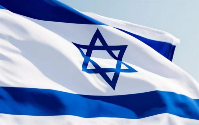 Madrid y Barcelona parecerían Gaza y Sánchez y Díaz en el infierno con Sinwar y Nasrallah si España se atreviera a atacar Israel FOTOGRAFÍA. JERUSALÉN (ISRAEL), 27 DE FEBRERO DE 2022. Detalle de la bandera nacional del Estado de Israel. Lasvocesdelpueblo (Ñ Pueblo)