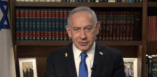 FOTOGRAFÍA. JERUSALÉN (ISRAEL), 22 DE SEPTIEMBRE DE 2025. El primer ministro de Israel, "Bibi" Benjamín Netanyahu, registrado este lunes durante un mensaje institucional en el que ha felicitado el Año Nuevo judío (Rosh Hashaná) a los amigos de Israel y al pueblo de Israel. Lasvocesdelpueblo (Ñ Pueblo)